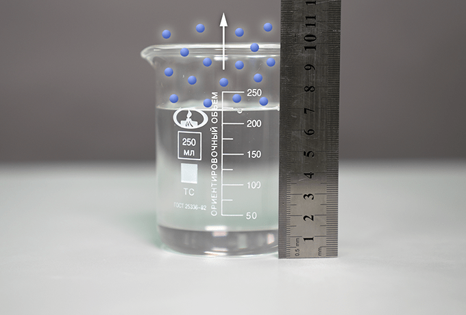 Оценка скорости испарения молекул воды